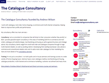 Tablet Screenshot of catalogueconsultancy.com